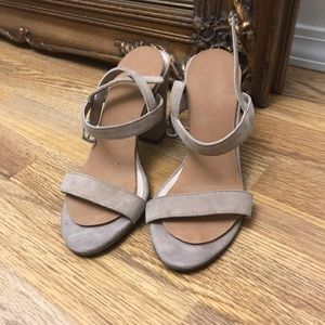 Pink Nude Heel Sandals